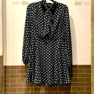 Ted Baker London Rocoo Long Sleeve Floral Print Minidress